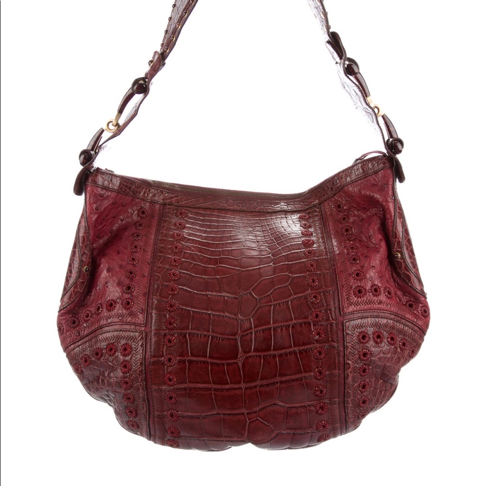 Gucci sp edition Alligator Pelham Hobo bag handbag